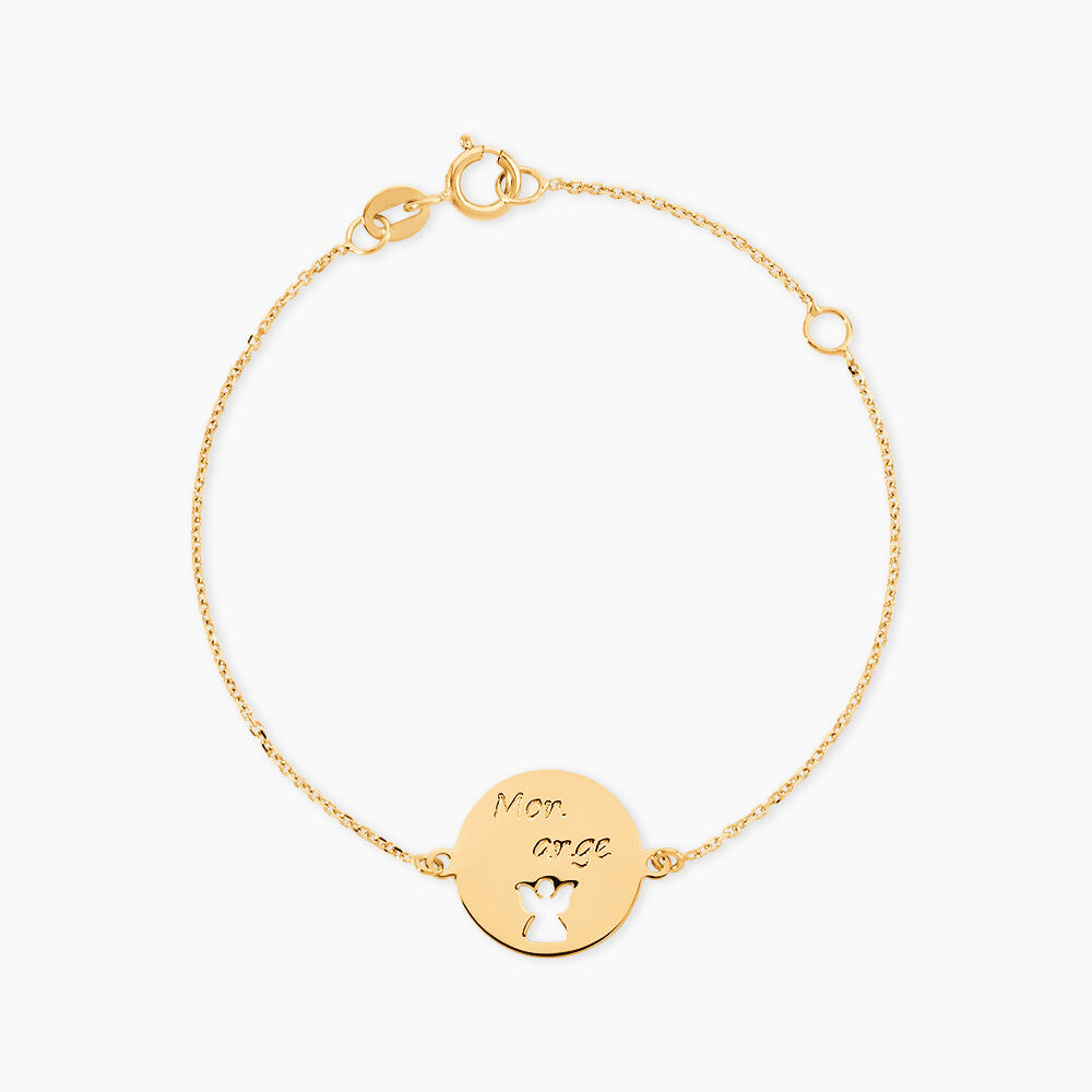Bracelet Omelia Message Or Jaune - Bracelets Medailles Enfant | Marc Orian