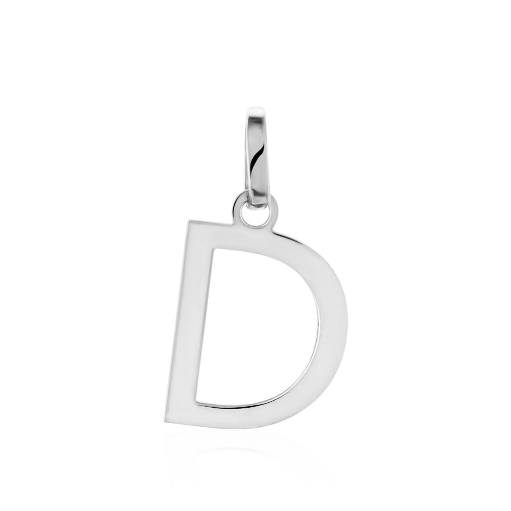 Pendentif Ionia Lettre Or Blanc - Pendentifs Famille | Marc Orian