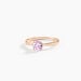 Bague Elyana Argent Rose Oxyde De Zirconium - Solitaires Femme | Marc Orian