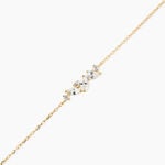 Bracelet Astrea Or Jaune Oxyde De Zirconium - Bracelets cha&icirc;nes Femme | Marc Orian