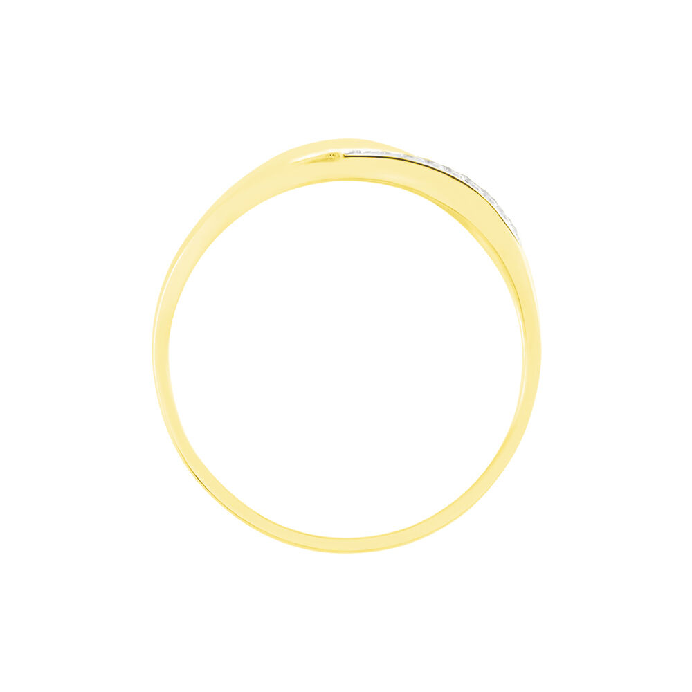 Bague Daril Or Jaune Oxyde De Zirconium - Bagues avec pierre Femme | Marc Orian