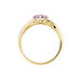 Bague Bertille Or Jaune Amethyste Et Oxyde De Zirconium - Bagues pierres fines Femme | Marc Orian