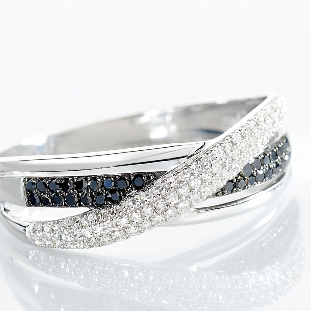 Bague Aina Or Blanc Diamant - Bagues Femme | Marc Orian