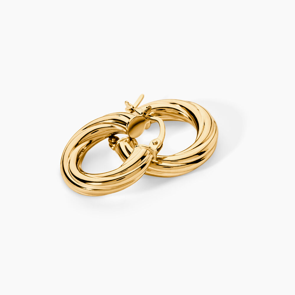 Cr&eacute;oles Yori Or Jaune - Cr&eacute;oles Femme | Marc Orian