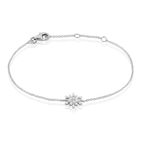 Bracelet Effie Argent Blanc Oxyde De Zirconium - Bracelets chaînes Femme | Marc Orian