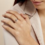Bague Tonnia Or Bicolore Diamant - Bagues pierres pr&eacute;cieuses Femme | Marc Orian