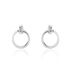 Boucles D'oreilles Pendantes Acier Blanc Allobrox - Pendantes Femme | Marc Orian