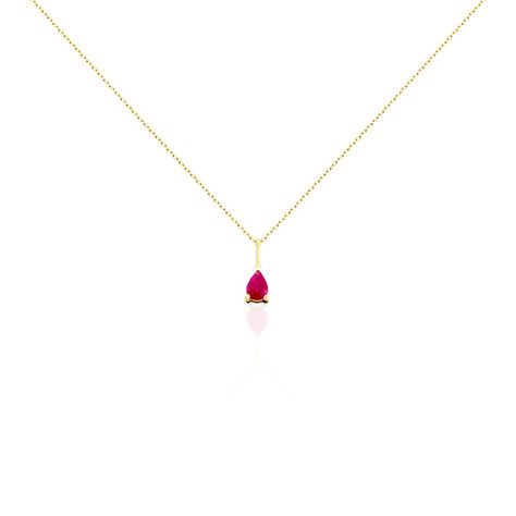 Collier Goutte Or Jaune Rubis - Colliers Femme | Marc Orian