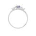 Bague Dally Or Blanc Oxyde De Zirconium Iolite - Solitaires Femme | Marc Orian