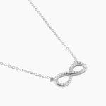 Collier Rowan Argent Blanc Oxyde De Zirconium - Colliers avec pierres Femme | Marc Orian