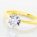 Solitaire Or Jaune Laurian Oxyde De Zirconium Blanc - Solitaires Femme | Marc Orian