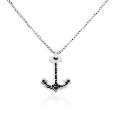 Collier Acier Vieillit Tanagra Oxydes De Zirconium - Colliers Homme | Marc Orian