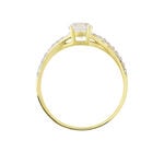Bague Evita Or Jaune Oxyde De Zirconium - Solitaires Femme | Marc Orian