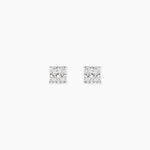 Boucles D'Oreilles Puces Galina Argent Blanc Oxyde De Zirconium - Puces Femme | Marc Orian