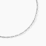 Collier Mauricette Acier Blanc - Colliers fantaisie Femme | Marc Orian