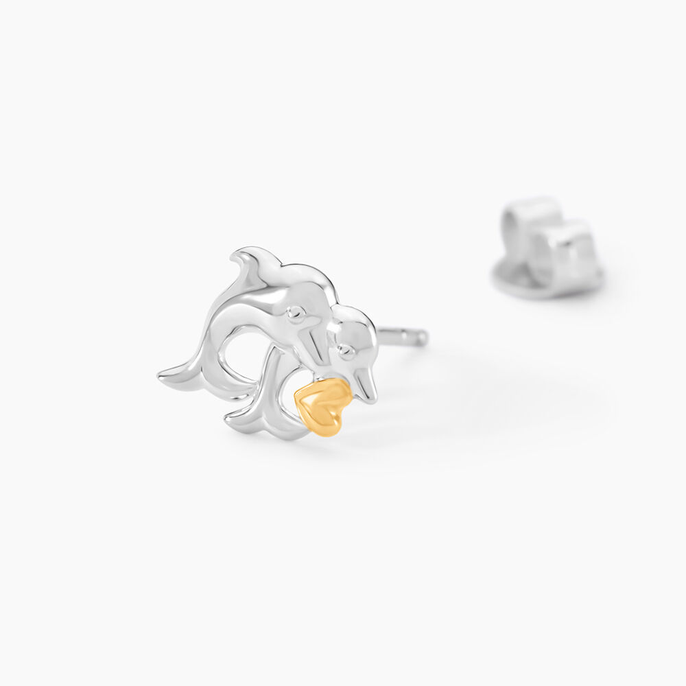 Boucles D'Oreilles Puces Or Jaune - Puces Femme | Marc Orian