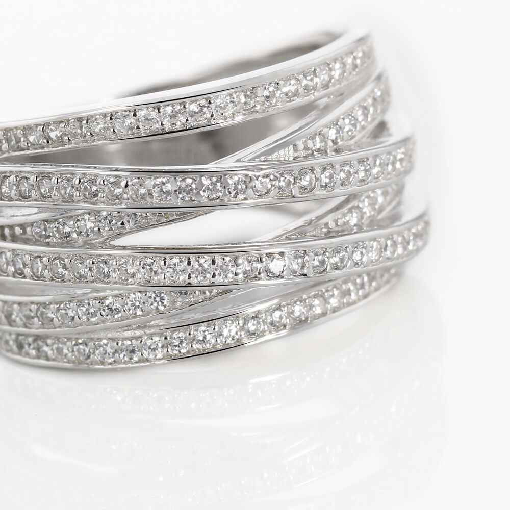 Bague Caledonia Argent Blanc Oxyde De Zirconium - Bagues avec pierre Femme | Marc Orian