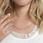 Cha&icirc;ne Nairi Maille Gourmette Argent Blanc - Chaines Famille | Marc Orian