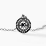 Collier Yoan Acier Blanc - Colliers fantaisie Homme | Marc Orian