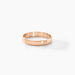 Alliance Julie Ruban Plat Or Rose - Alliances personnalisées Famille | Marc Orian