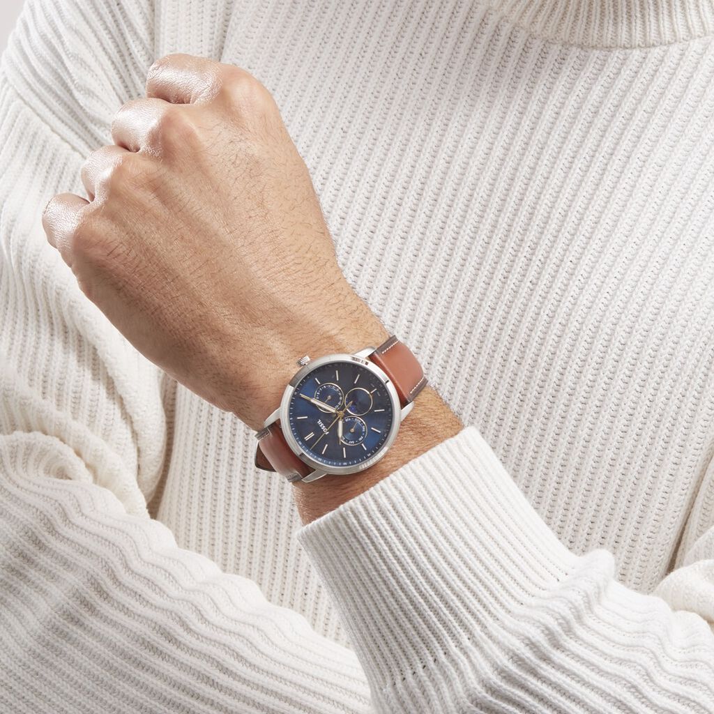 Montre Fossil Neutra Minimalist Bleu - Montres Homme | Marc Orian