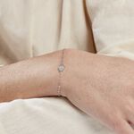 Bracelet Hiram Argent Blanc Oxyde De Zirconium - Bracelets fantaisie Femme | Marc Orian