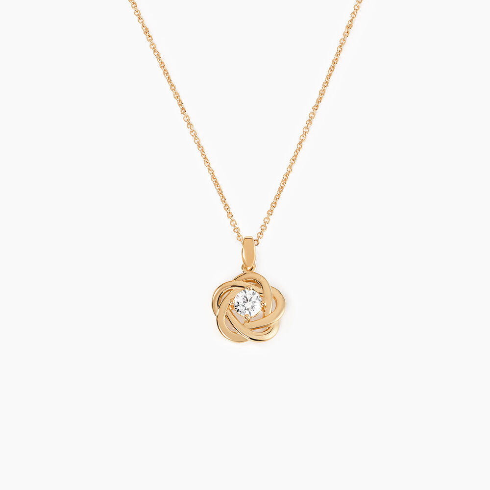 Collier Djanaelle Plaqu&eacute; Or Jaune Oxyde De Zirconium - Colliers avec pierres Femme | Marc Orian