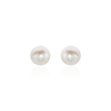 Boucles D'oreilles Puces Suki Or Jaune Perle De Culture - Boucles d'oreilles mariage Femme | Marc Orian