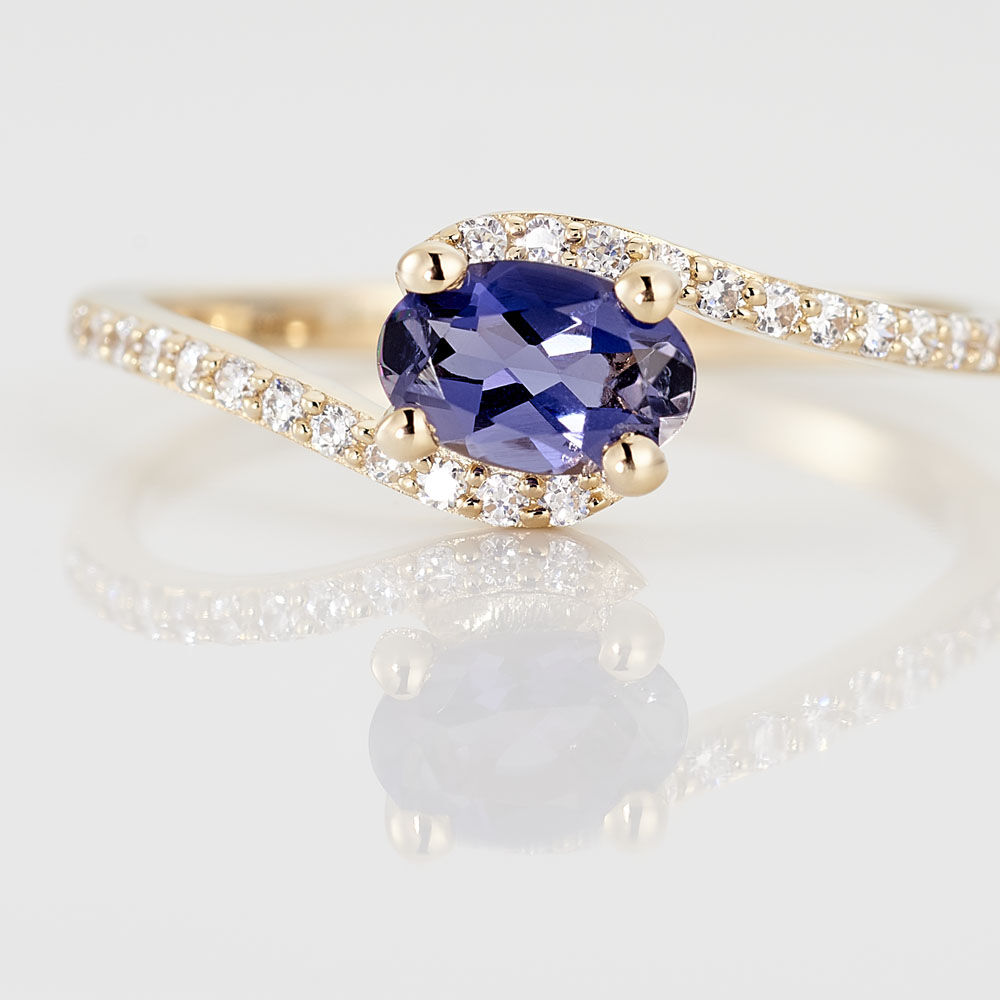 Bague iolite deals