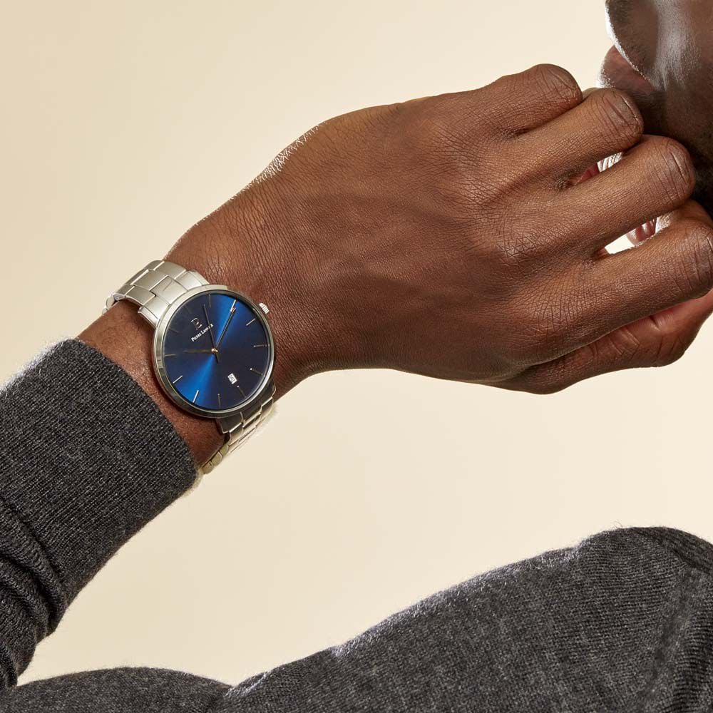 Montre Pierre Lannier Collection Echo Acier Argenté - Montres classiques Homme | Marc Orian