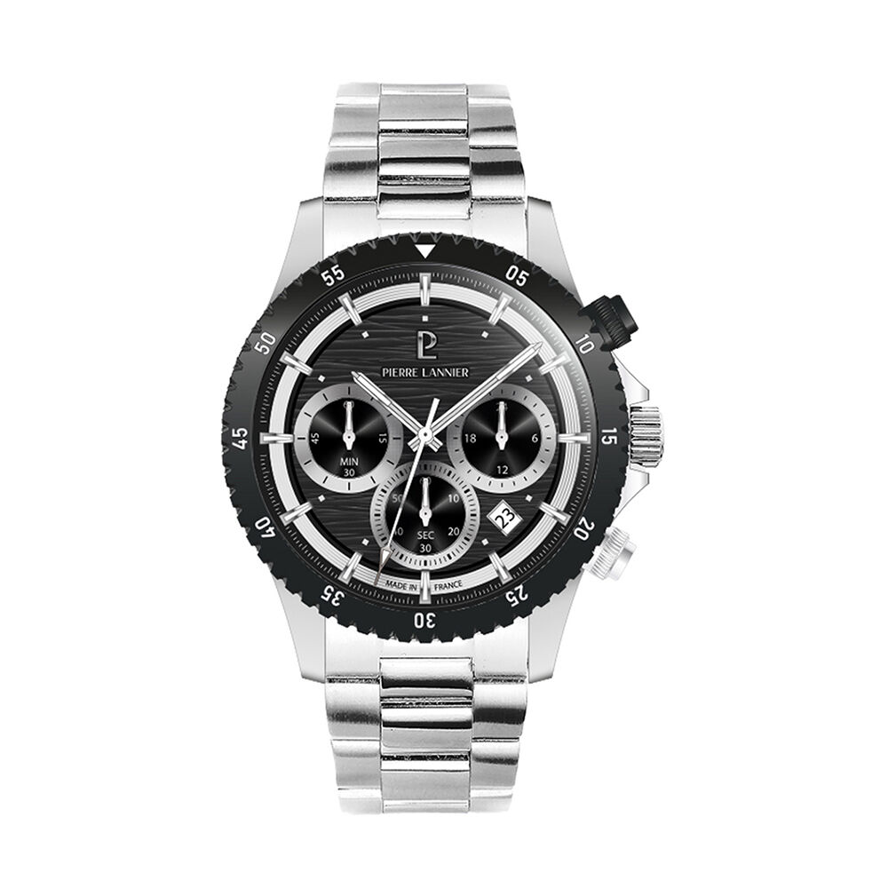 Montre Pierre Lannier Lannier Decima Noir - Montres &eacute;tanches Homme | Marc Orian