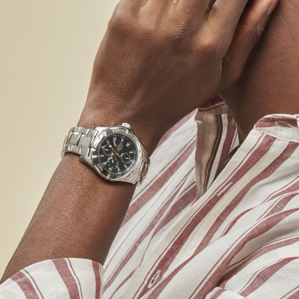 Montre Festina Multifonctions Noir - Montres étanches Homme | Marc Orian