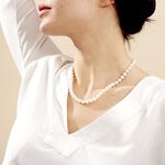 Collier Ghisele Or Jaune Perle De Culture D'akoya - Colliers avec pierres Femme | Marc Orian