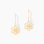 Boucles D'Oreilles Pendantes Marjaana Or Jaune - Pendantes Femme | Marc Orian