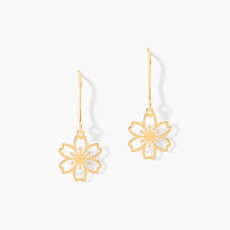 Boucles D'Oreilles Pendantes Marjaana Or Jaune - Pendantes Femme | Marc Orian