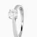 Bague Vicoeuria Ld Platine Blanc Diamant Synth&eacute;tique - Solitaires Femme | Marc Orian