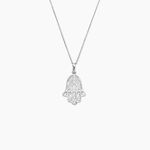 Pendentif Luce-marie Argent Blanc - Bijoux fantaisie Femme | Marc Orian