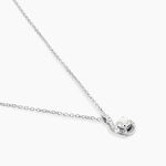 Collier Vrille Accompagnee Or Blanc Diamant - Colliers avec pierres Femme | Marc Orian