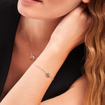 Bracelet Viana Argent Blanc - Bracelets fantaisie Femme | Marc Orian