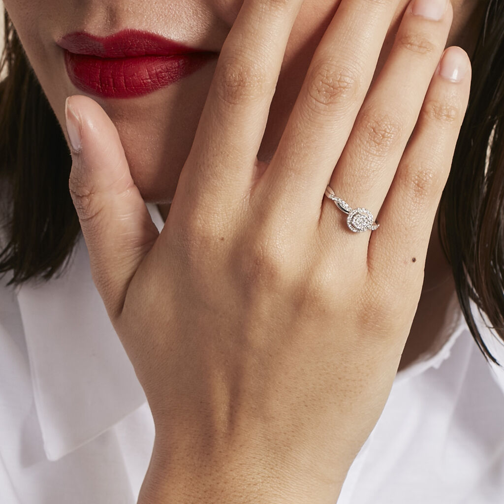 Bague Or Blanc Vesunna Diamants - Bagues Femme | Marc Orian