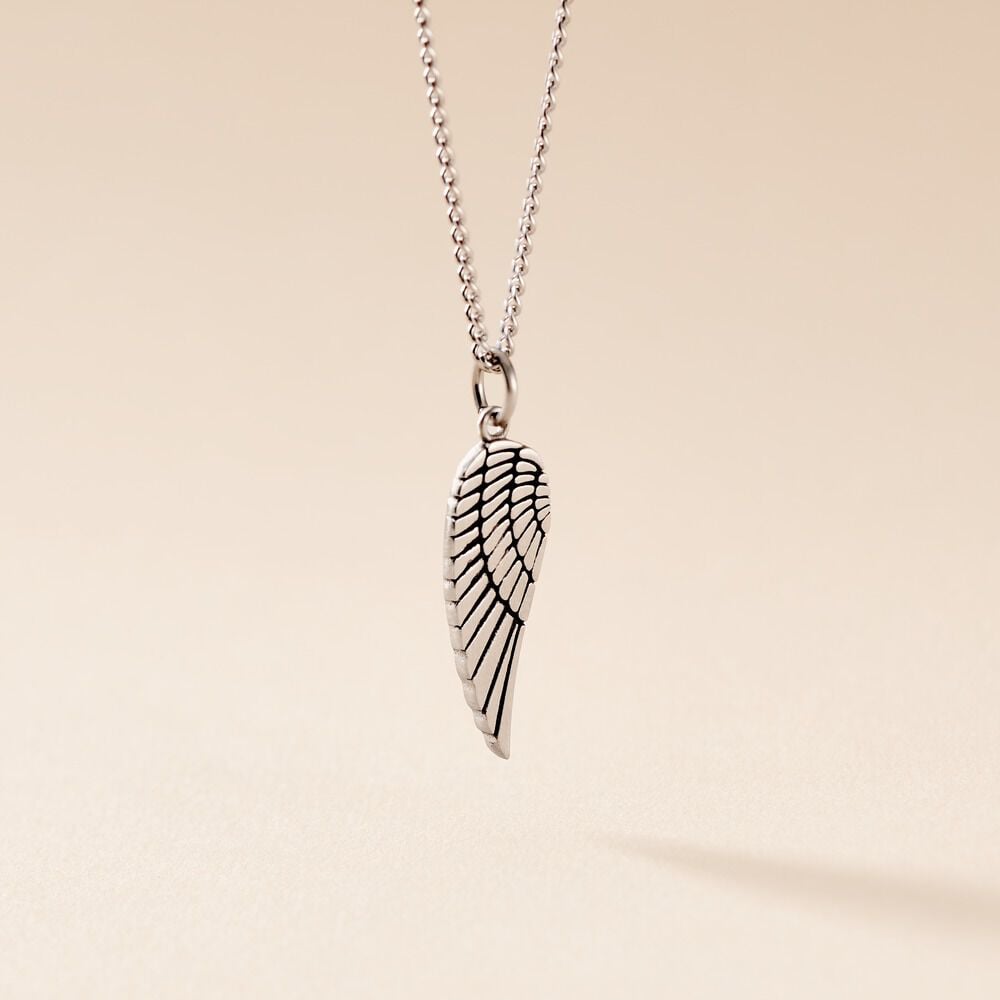Collier Angyalka Acier Blanc - Colliers Homme | Marc Orian