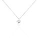 Collier Jaclyn Argent Blanc Oxyde De Zirconium - Colliers solitaires Femme | Marc Orian
