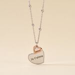 Collier Argent Bicolore Nura - Colliers fantaisie Femme | Marc Orian