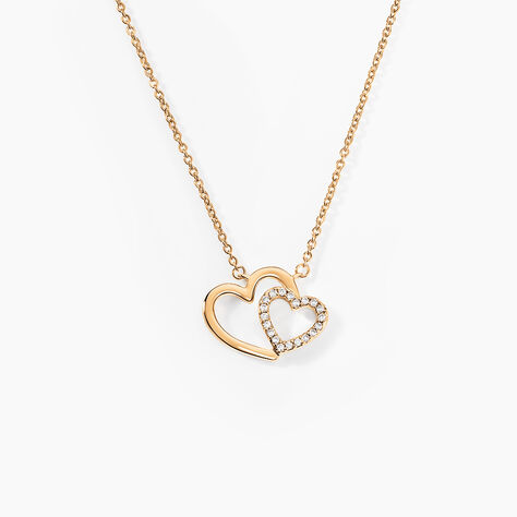 Collier Alexandra Plaqu&eacute; Or Jaune Oxyde De Zirconium - Colliers avec pierres Femme | Marc Orian