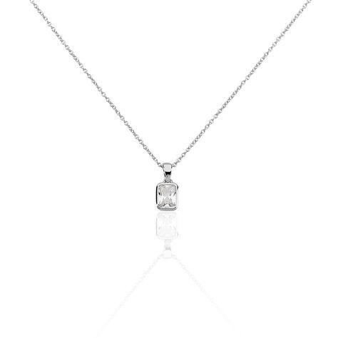 Collier Paulienne Argent Blanc Oxyde De Zirconium - Colliers avec pierres Femme | Marc Orian