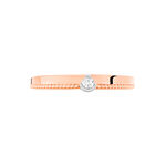 Bague Lou Or Rose Diamant - Solitaires Femme | Marc Orian