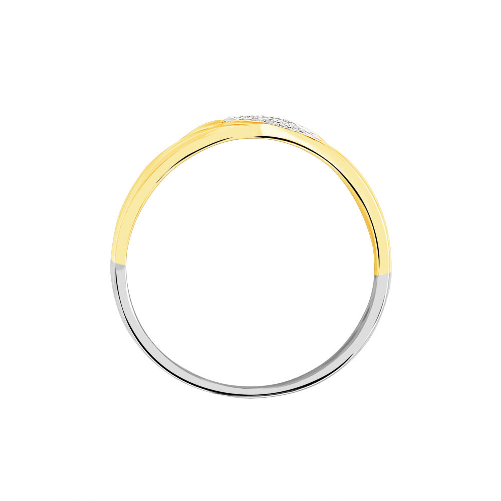 Bague Nesibe Or Tricolore Diamant - Bagues pierres précieuses Femme | Marc Orian
