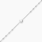 Bracelet C&oelig;ur D'amour Argent Blanc - Bracelets fantaisie Femme | Marc Orian