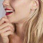 Boucles D'oreilles Pendantes Lucianola Argent Blanc - Pendantes Femme | Marc Orian