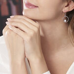 Boucles D'oreilles Pendantes Milano Argent Blanc Oxyde De Zirconium - Pendantes Femme | Marc Orian